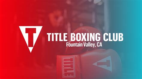 title boxing fountain valley|TITLE Boxing Club Fountain Valley, CA 